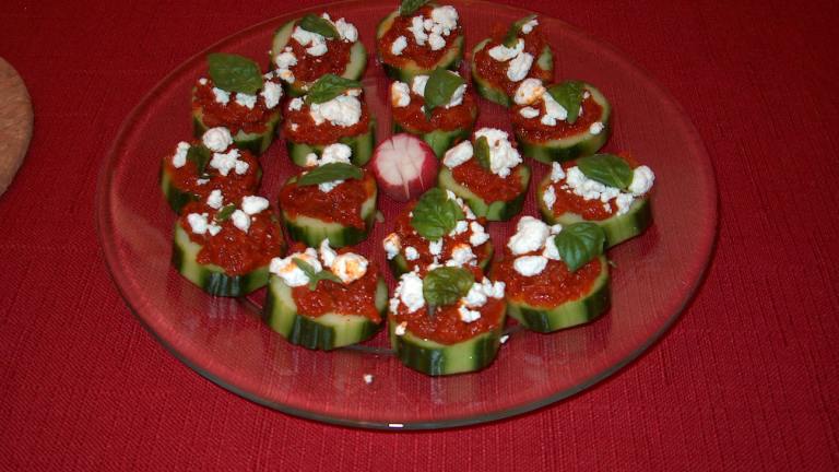 Cucumber Slices Provençal (Betty Crocker) Appetizer Created by ChefDLH