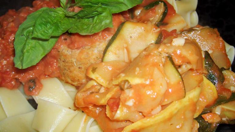 Pappardelle of Zucchini Created by mersaydees