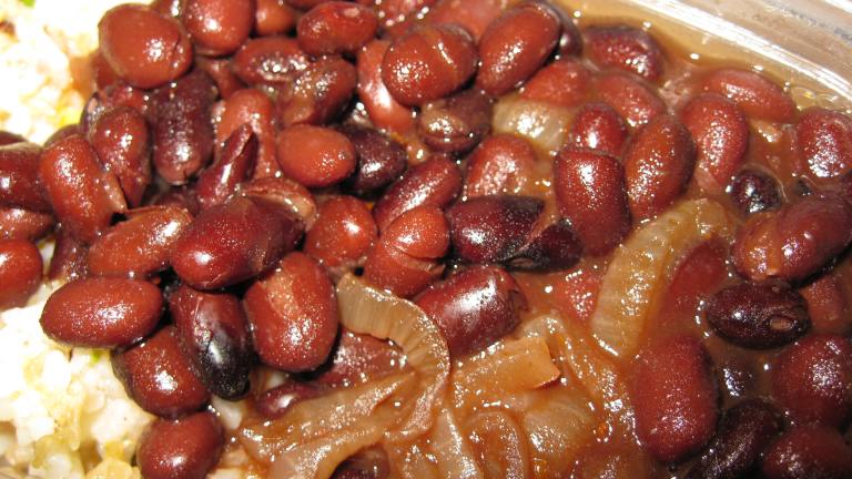 Quick Red Beans and Rice Created by threeovens