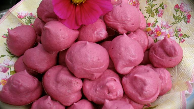 Fresh Raspberry Meringues created by Chicagoland Chef du 
