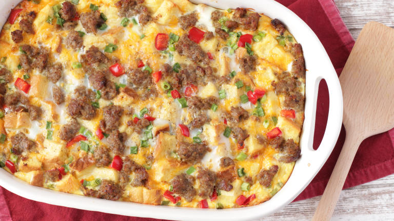 Simple Savory Breakfast Casserole created by DeliciousAsItLooks