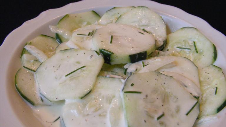 Ranch Cucumber Salad created by Seasoned Cook