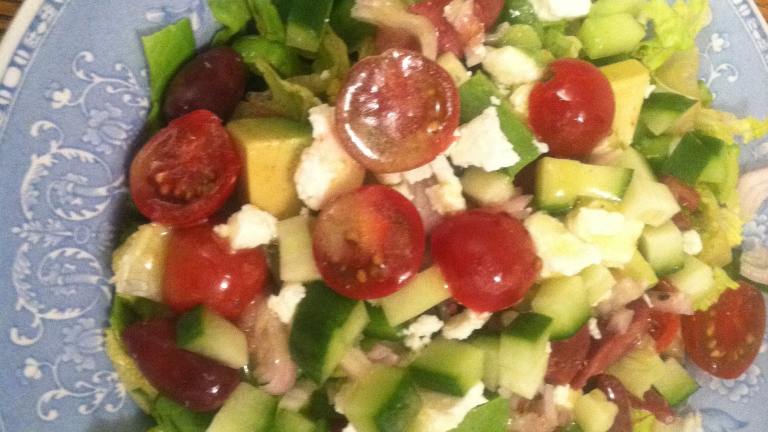 Luscious Greek Salad Created by BarbryT
