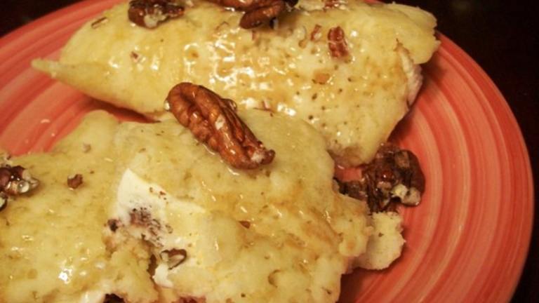Ice Cream Pancake With Honey and Walnuts created by 2Bleu