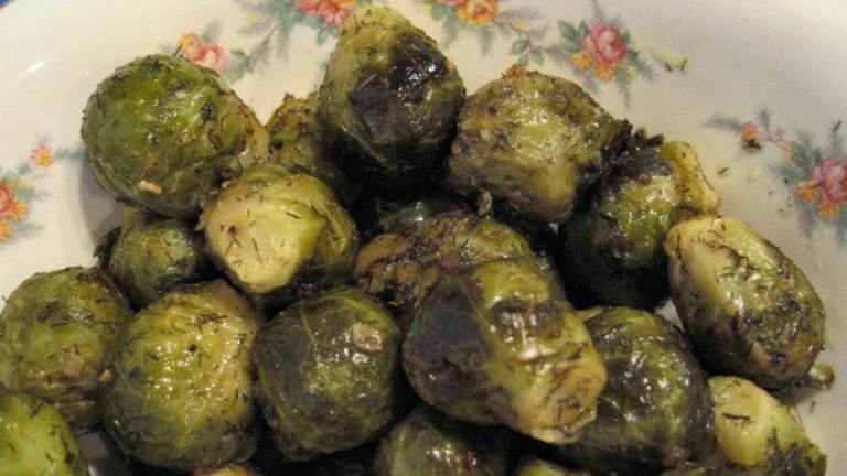 Roasted Brussels Sprouts With Dill created by Brenda.