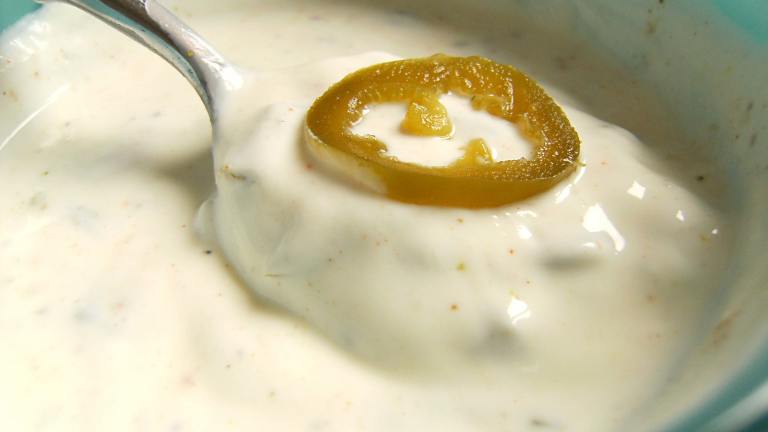Creamy Green Chile Dip Created by Lalaloula