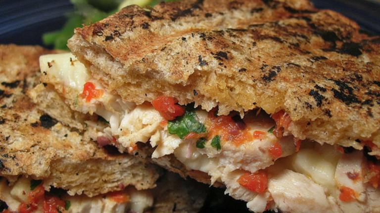 Chicken and Roasted Pepper Panini created by justcallmetoni