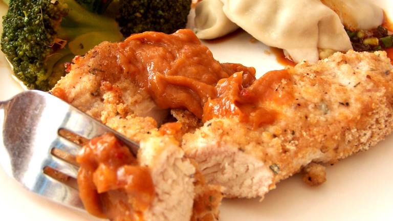 Crispy Chicken With Peanut Dipping Sauce created by Rita1652