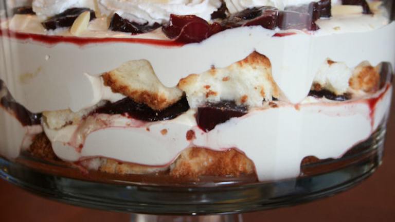 Cherry Almond Tiramisu (Lower Sugar) created by Tinkerbell