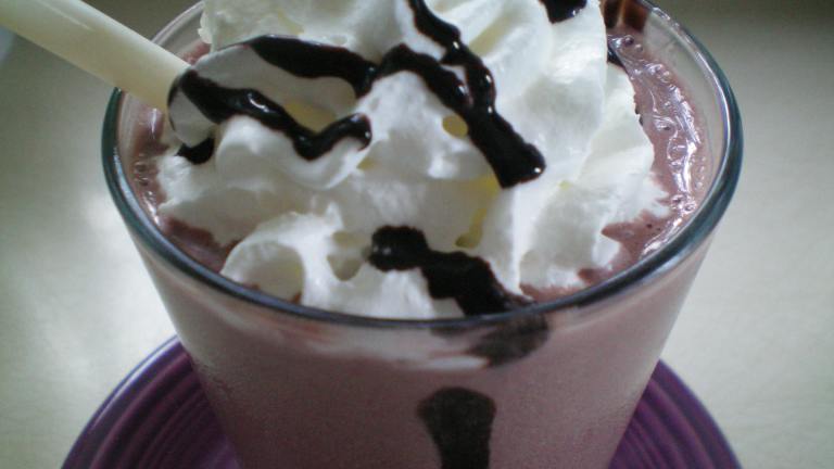 Chocolate Banana Strawberry Milk Shake Created by CoffeeB