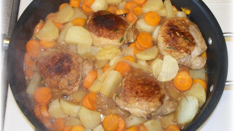 Chicken and Potato Skillet Dinner Created by C and Ds Mommy