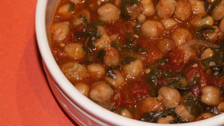 Chickpea and Spinach Stew Created by januarybride 