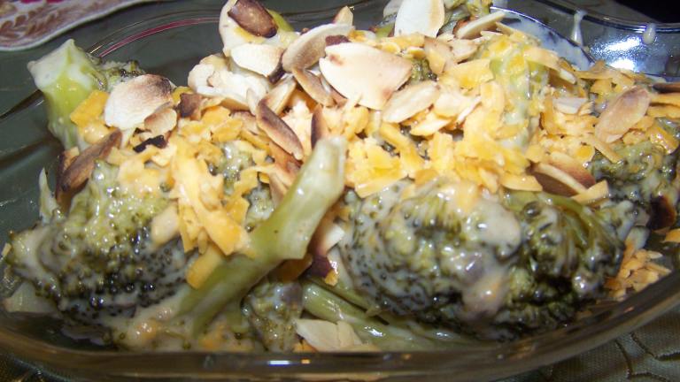 Slow Cooker Cheese Broccoli With Almonds created by wicked cook 46
