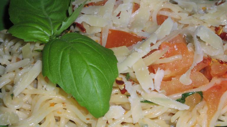 Angel Hair Pasta With Basil & Tomatoes Created by teresas