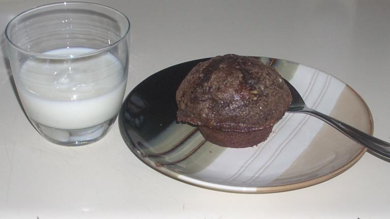 Chocolate Chocolate Chip Muffins Created by Lil Miss Nikki