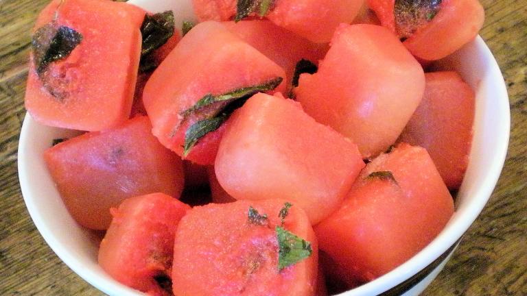 Watermelon Ice Cubes created by Mamas Kitchen Hope