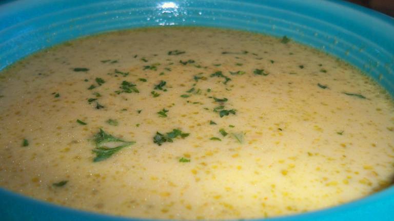 Green Bean and Parmesan Soup Created by CookingONTheSide 