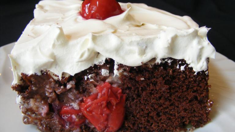 Black Forest Cherry Cake Created by Seasoned Cook