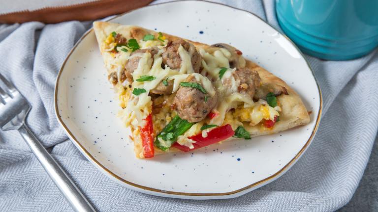 Grilled Breakfast Pizza Created by anniesnomsblog