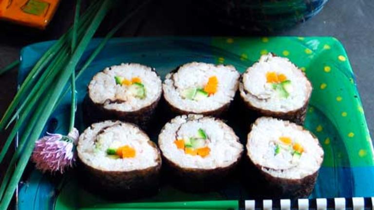 Vegetarian California Rolls (Sushi) created by milkamaiden