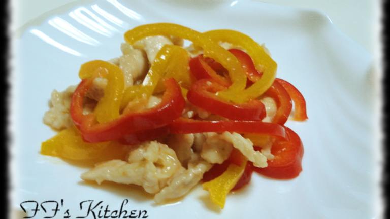 Lemony Chicken With Bell Pepper Created by FF825752