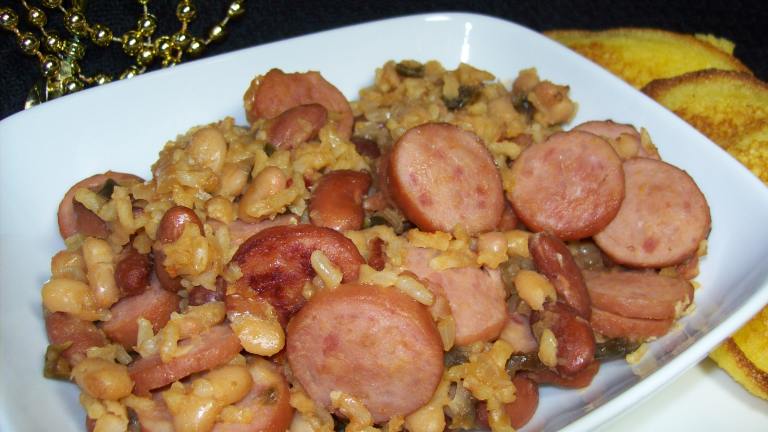Sausage & Beans With Rice created by Chef shapeweaver