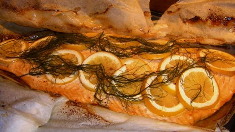 Salmon in Parchment Paper created by Susiecat too