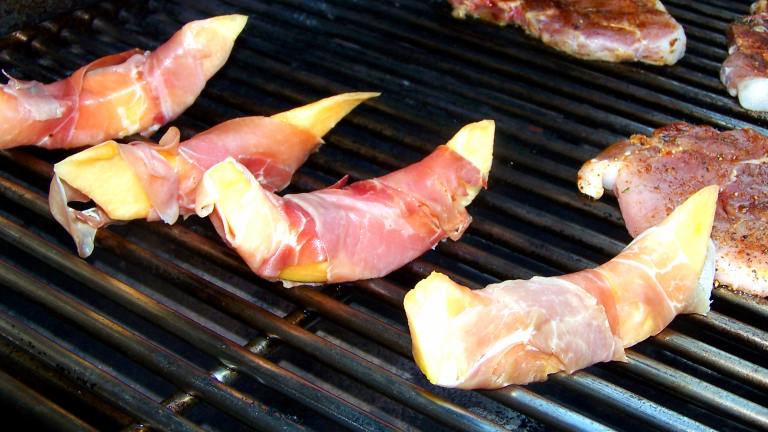 Grilled Prosciutto-Wrapped Cantaloupe Created by Rita1652