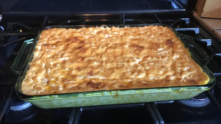 Creamy Baked Macaroni and Cheese – Not Low Fat! Created by Billie H.