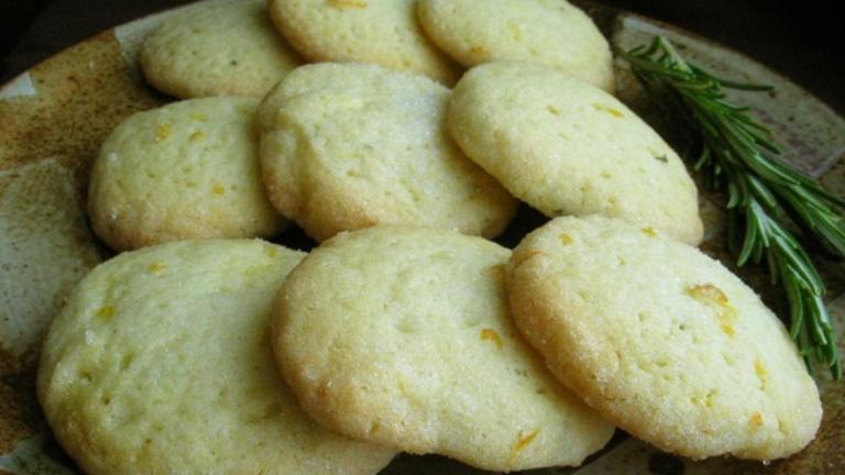 Lemon Rosemary Cookies Created by flower7