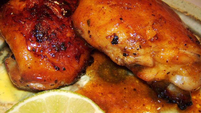 Chicken Thighs in Chilli Marinade Created by Elly in Canada