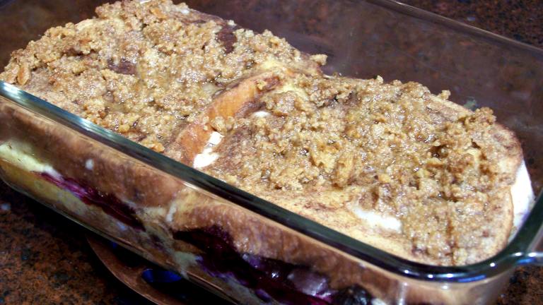 Baked Stuffed Blueberry French Toast for 2 Created by Rita1652