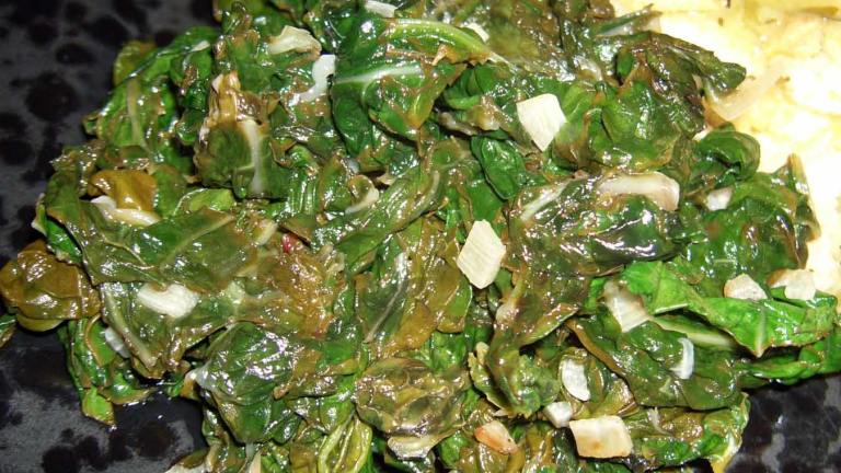 Simple Saute for Chard Created by mersaydees