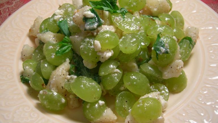 Green Grapes With Feta Cheese & Honey created by ChefLee