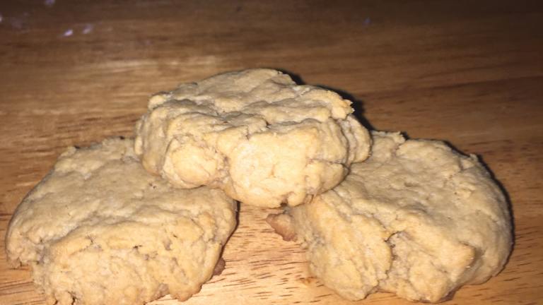 Butterless Peanut Butter Cookies Created by Valerie M.