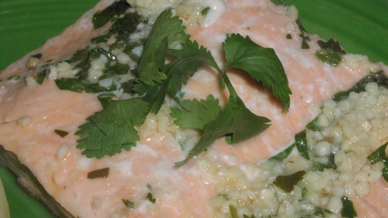 Poached Salmon With Ginger and Cilantro created by teresas