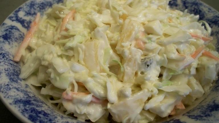 Blue Cheese Pineapple Cole Slaw created by Parsley