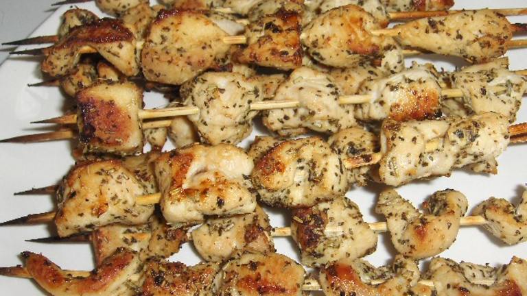 Lemon Herb Chicken Kabobs Created by daisygrl64
