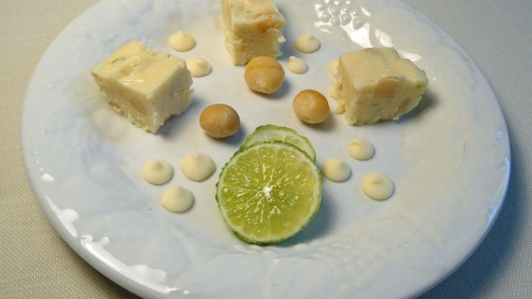 Lime and Macadamia Fudge created by Debbwl