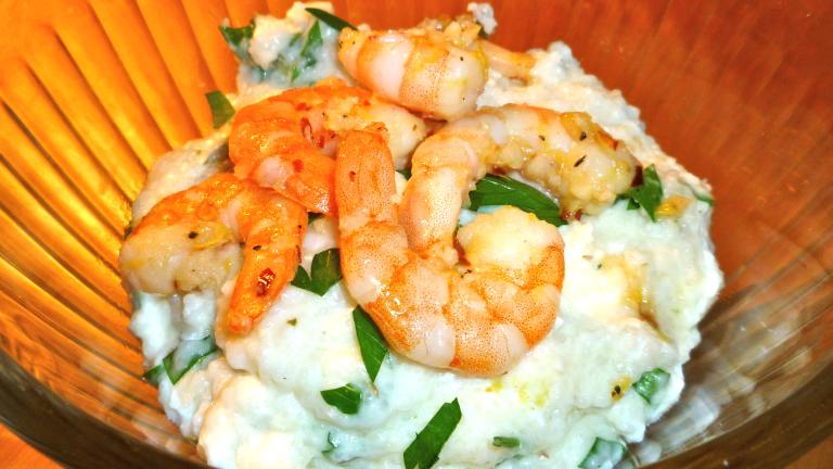 Shrimp and Goat Cheese Grits Created by Mrs Goodall