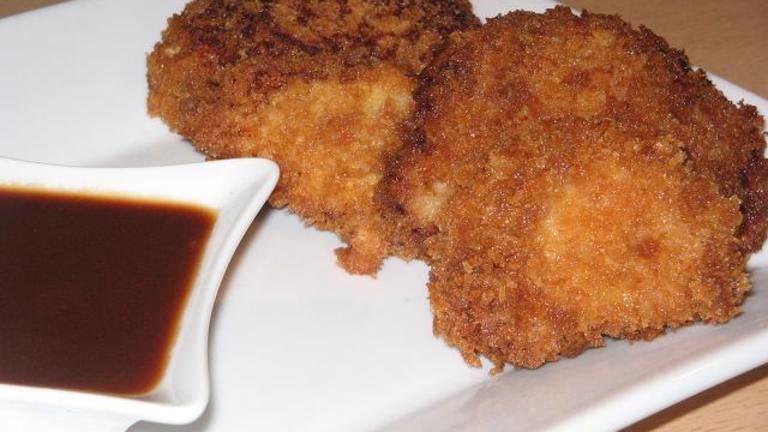 Japanese Crumbed Pork With Dipping Sauce Created by The Flying Chef