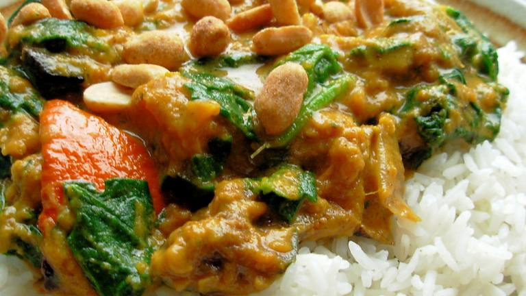 Spinach and Pumpkin Curry created by French Tart