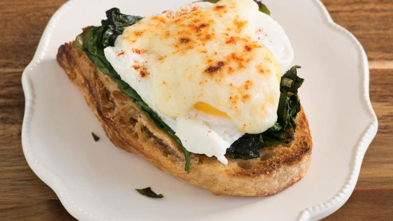 Poached Eggs Florentine Created by Robin and Sue