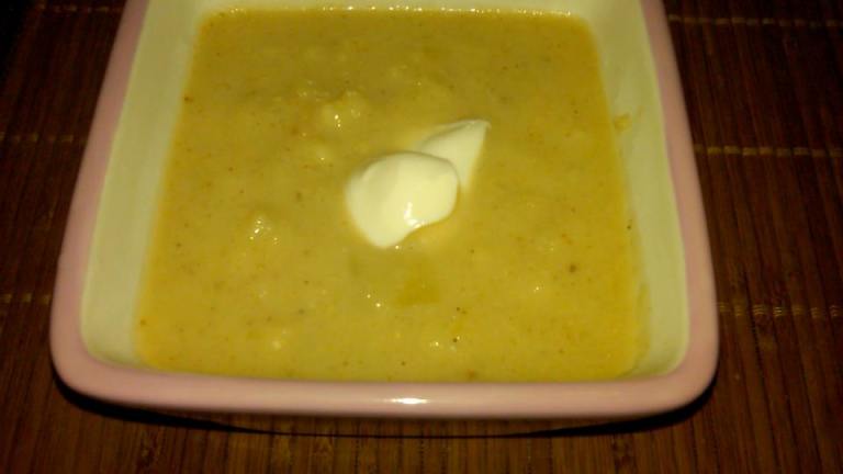 Roasted Cauliflower, Leek & Garlic Soup Created by hbafan