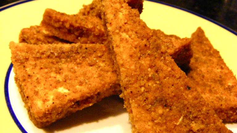 Chile Cornmeal Crusted Tofu created by Kozmic Blues