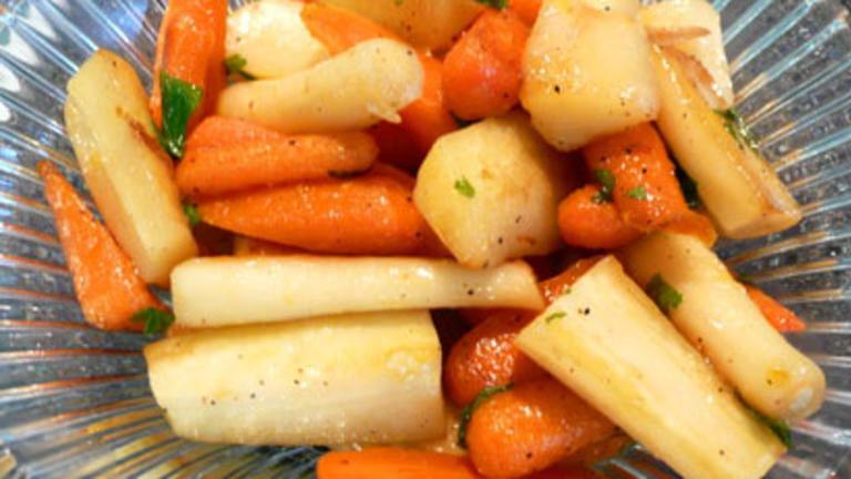 Skillet -Roasted Carrots and Parsnips created by Outta Here
