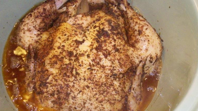 Rotisserie Style Chicken in the Crock Pot Created by internetnut