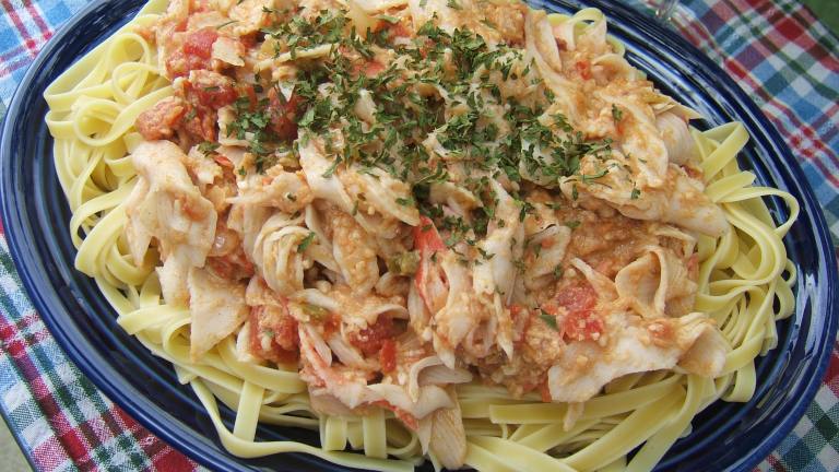 Crab Linguine created by Gunslingers Wife