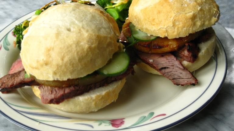 Grilled Thai Steak Sandwiches created by WiGal