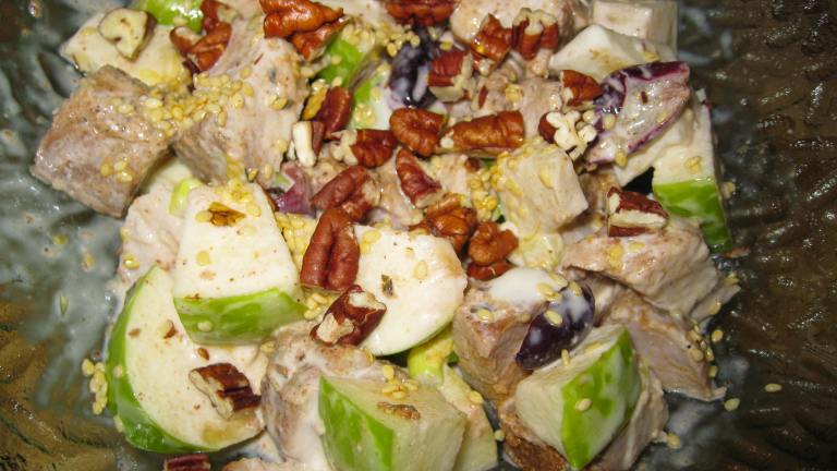 Chicken Salad With Fruit and Toasted Pecans created by threeovens